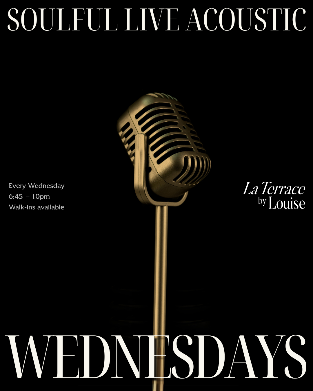Soulful Live Acoustic Wednesdays